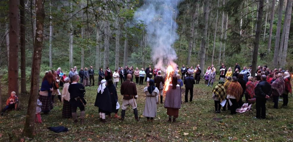 2020. gada 22. septembris - Baltu vienības diena, Jēņu kalnā, Trikātas pagasts